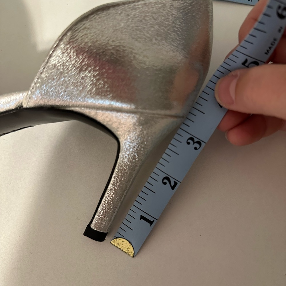 Life stride Mykonos silver sparkle heel - Picture 7 of 7
